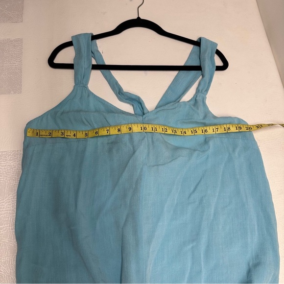 LOFT BEACH Women's Light Blue Jumpsuit SZ XL - Picture 7 of 12